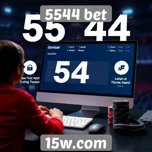 Análise das funcionalidades do site 5544 bet