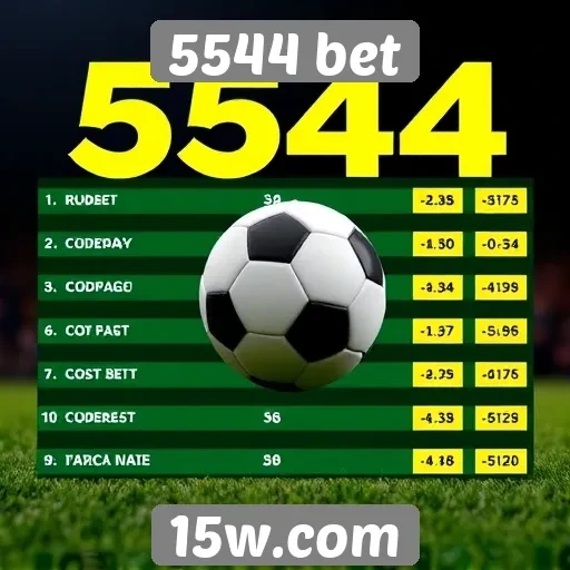 Comparativo de odds no 5544 bet e concorrentes