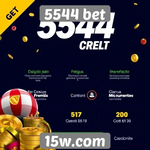 Promoções disponíveis no site 5544 bet